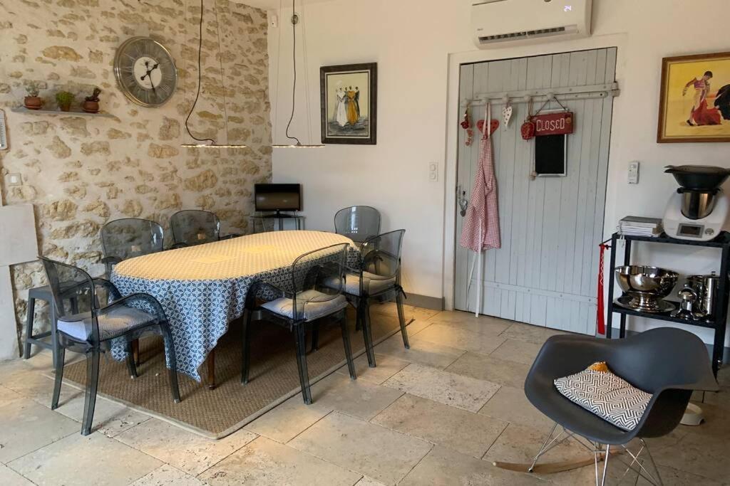 Mas 19E Entierement Climatise Avec Piscine A Usage Exclusif Roquemaure  Exterior photo